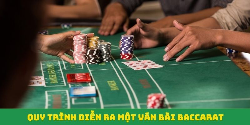 Quy trình diễn ra một ván bài Baccarat