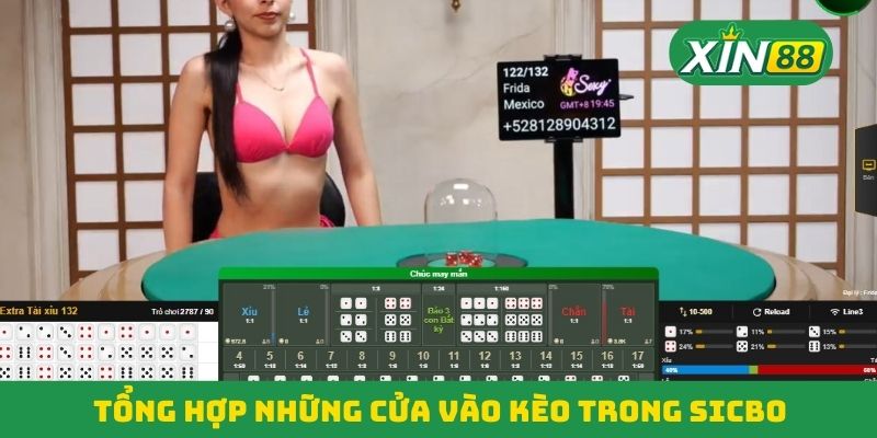 Tổng hợp những cửa vào kèo trong Sicbo