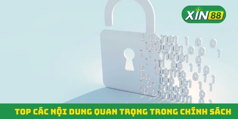 Top các nội dung quan trọng trong chính sách Top các nội dung quan trọng trong chính sách
