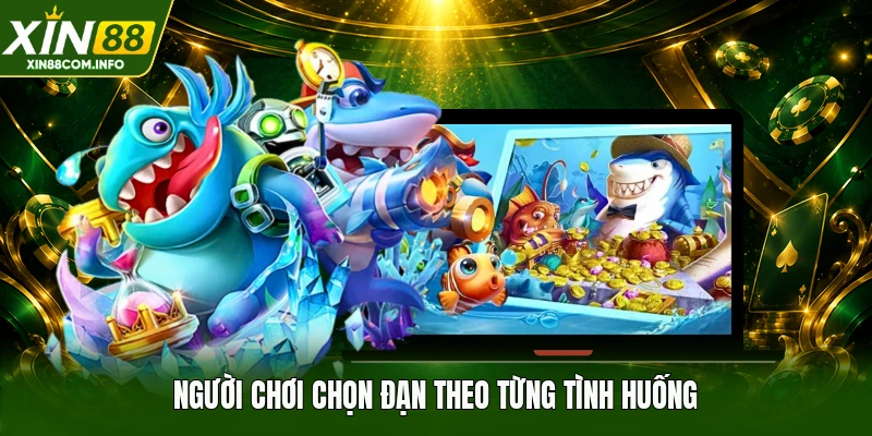 Người chơi chọn đạn theo từng tình huống